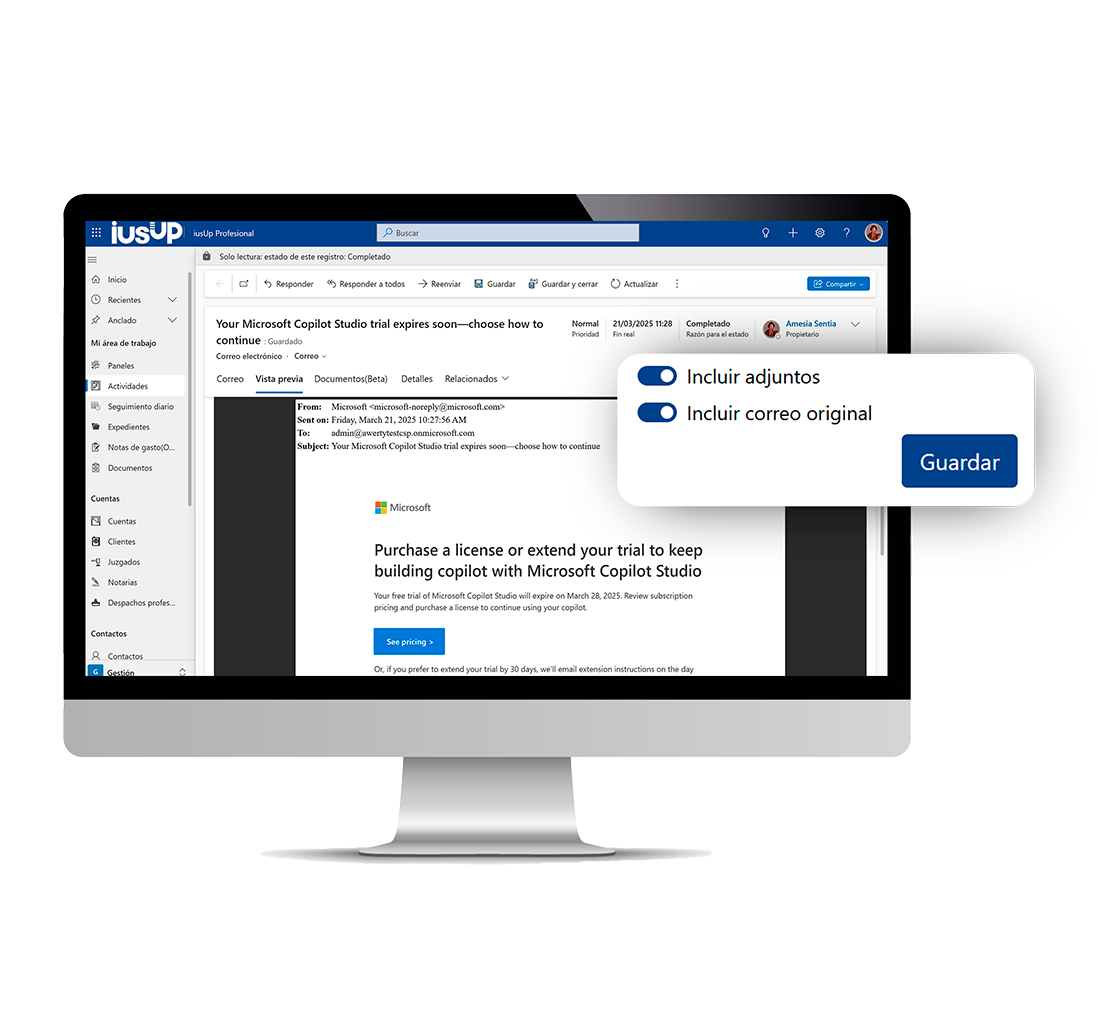 Complemento para Outlook