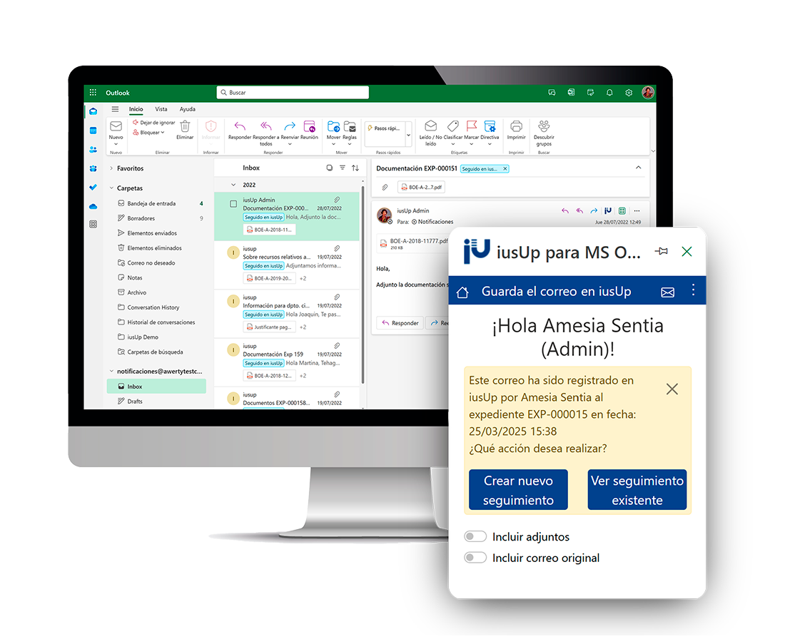 Complemento para Outlook