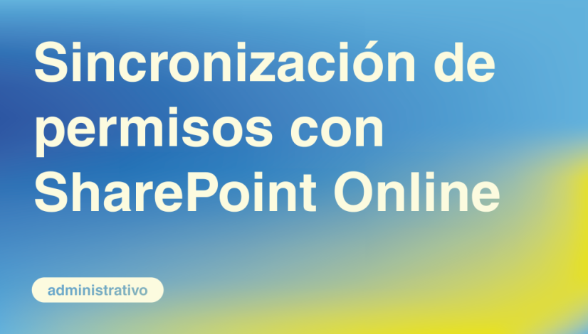 Sincronización de permisos con SharePoint Online