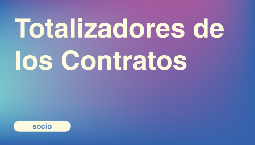 Totalizadores de los Contratos