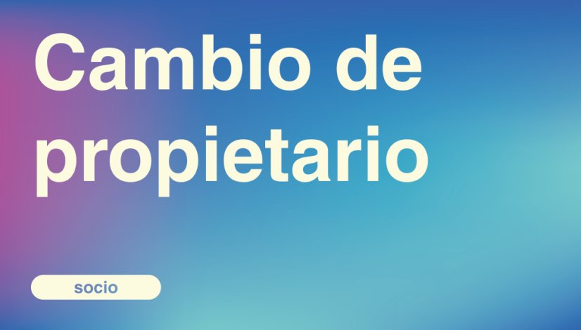 cambio de propietario