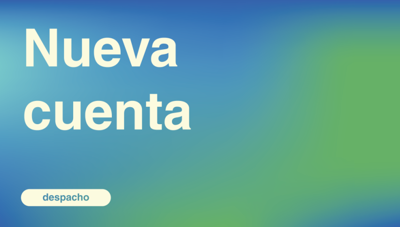 nueva cuenta